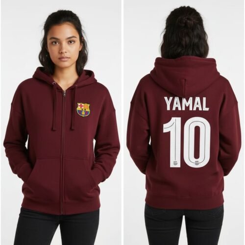 هودي برشلونة YAMAL 10 – تصميم حسب الطلب لعشاق النادي